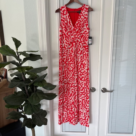 NWT Jessica Howard Ruched Maxi Dress Sz10 - Picture 3 of 8